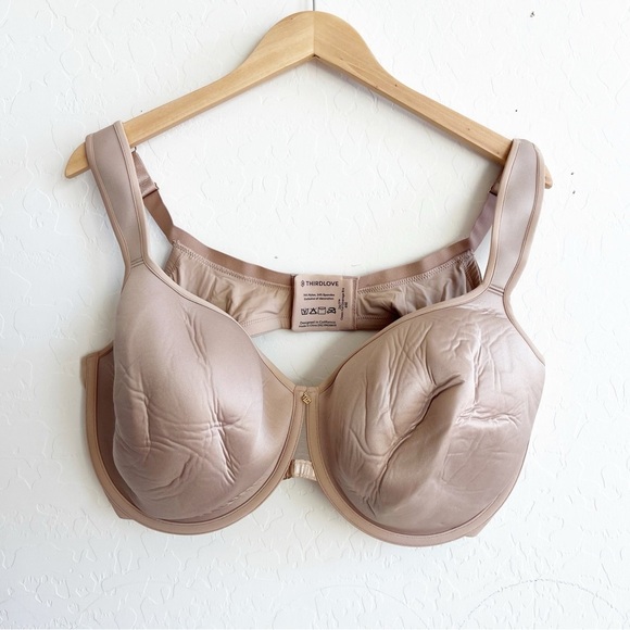 NWT Thirdlove 24/7 Classic Full Coverage Nude/Beige Bra - Picture 1 of 6